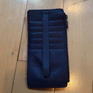 Navy credit card wallet